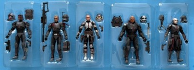 STAR WARS BLACK SERIES BAD BATCH SEASON 1 TEAM SET OF 6 HUNTER LOOSE COMPLETE