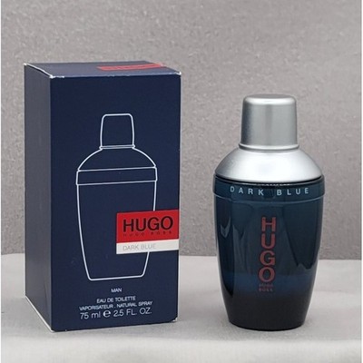 HUGO BOSS Dark Blue Eau de Toilette for Men 75 ml 2.5 FL OZ