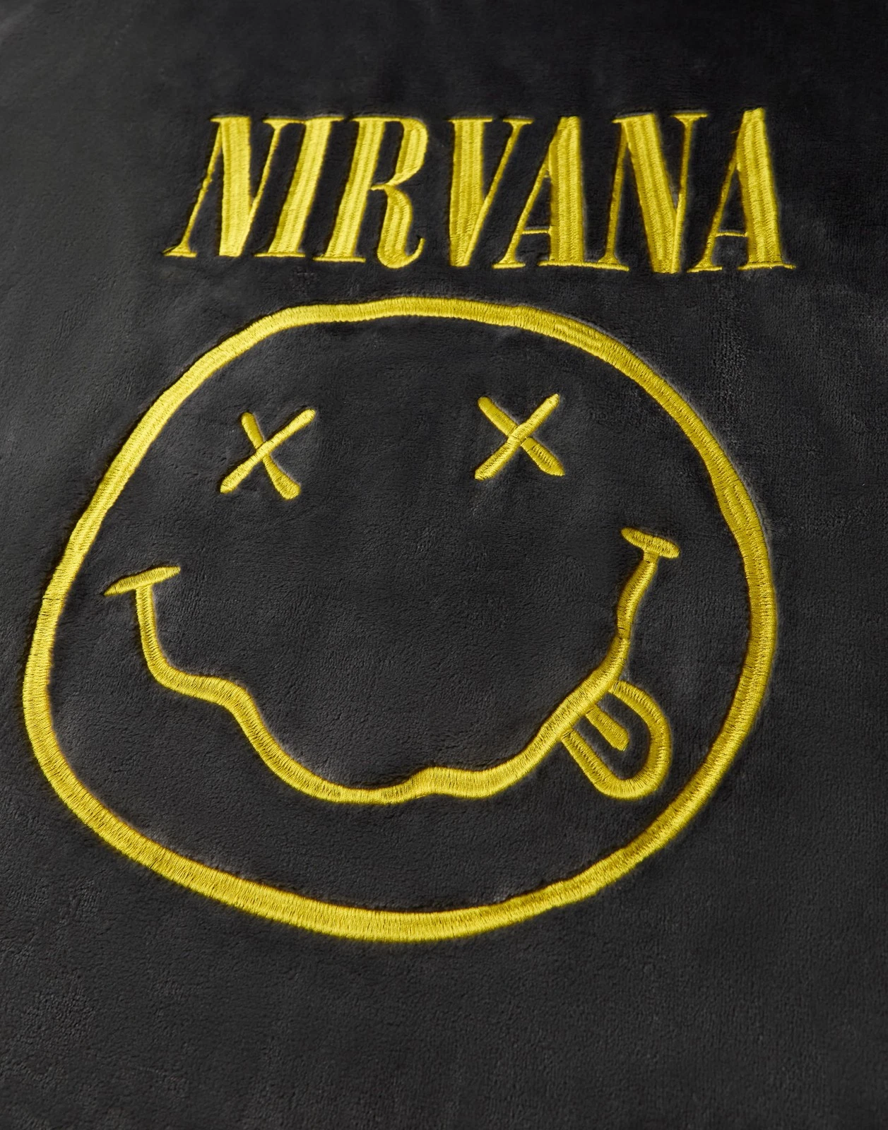 Nirvana Black Logo Blanket Hoodie Men