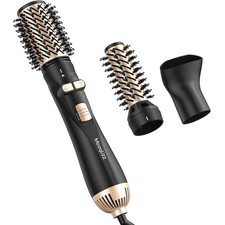 Rotating Hair Dryer Brush, 3 in 1 Round Hot Air Spin Brush Set, Volumizer Blo...