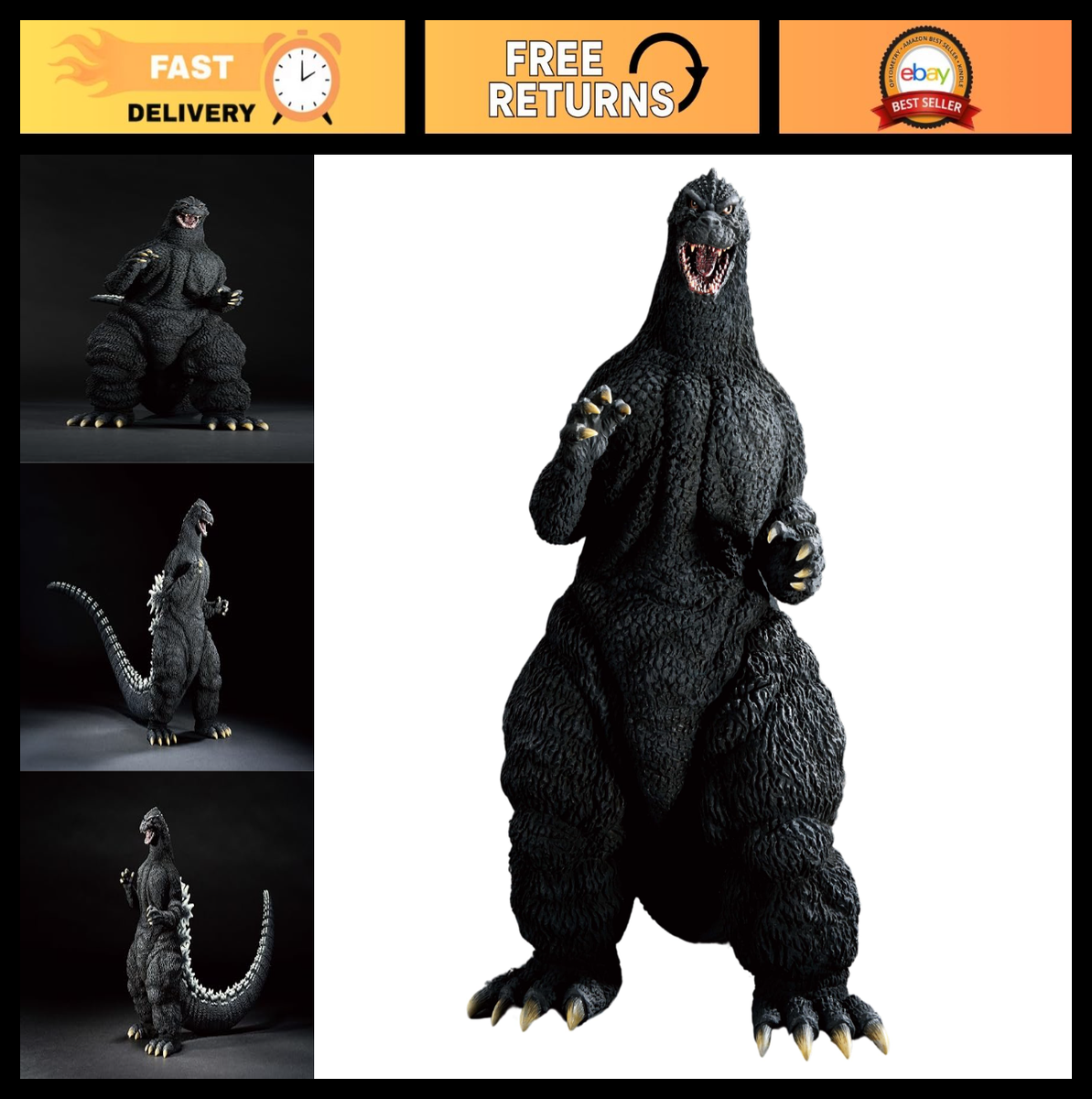 Godzilla 1991 Collectible Figure - Ichibansho Statue - Premium