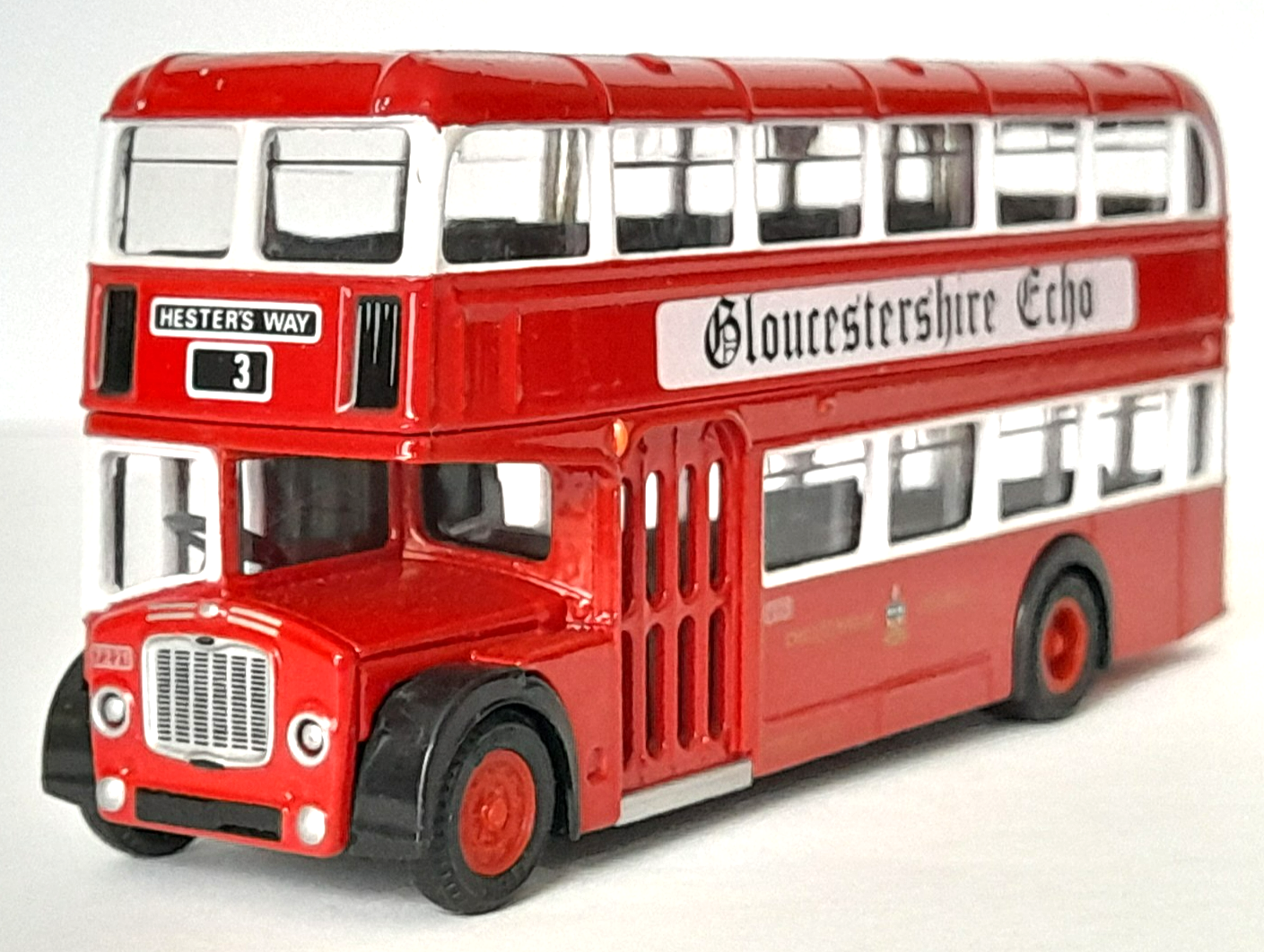 EFE 14004 Bristol Lodekka FLF Double Decker Bus - Cheltenham District - Route 3