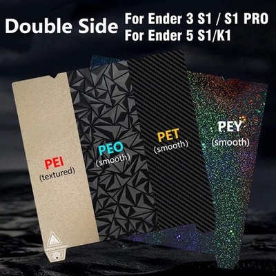 Ender 3 V3 KE PEI Bauplatte Federstahl PEO Blech 235x235 Creality K1