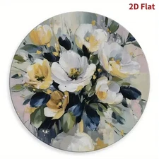 Mythology Legends Theme Round Aluminum Art Mouth Blown Glass