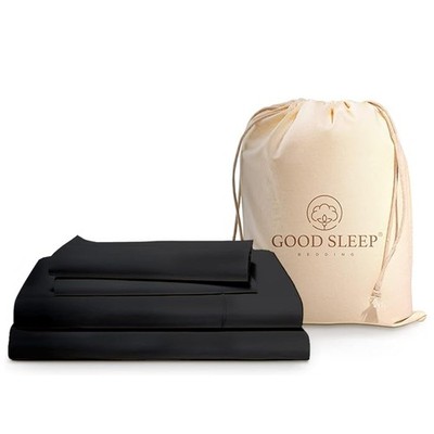 Twin Sheets - 100% Egyptian Cotton Twin Sheet Set, 3Pc, 1000 TC, Sateen Weave...