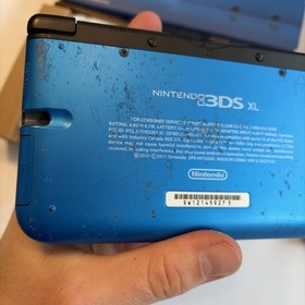 Nintendo 3DS XL Handheld Game Console SPR-001 Blue/Black US Model Complete Box