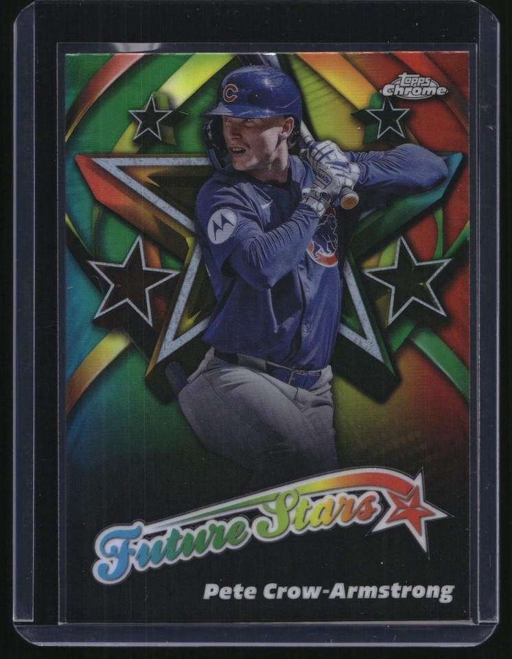 2025 Topps Chrome Future Stars #FS-8 Pete Crow-Armstrong 2025 Topps Chrome Future Stars #FS-8 Pete Crow-Armstrong