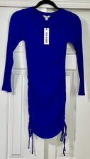 Steve Madden Blue Bodycon Mini Dress- NWTs