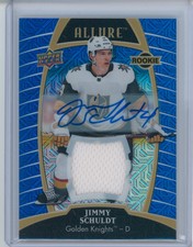 Jimmy Schuldt  2019-20 Upper Deck Allure  Rookie Blue Line Auto Jersey 55/99