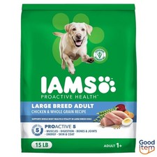 IAMS Proactive Health Chicken Flavor Whole Grain Dry Dog Food - 15lbs