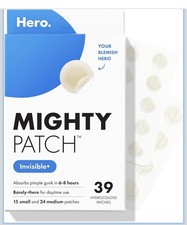 Hero Mighty Patch Invisible Acne Pimple Patches - 78 Count 2 packs 