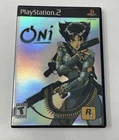 Oni PS2 PlayStation 2 Complete CIB Original Blue Disc Tested, Manual, Reg Card