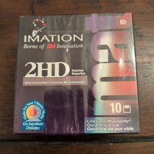 Imation 2HD 3.5" Diskettes 25 Pack IBM Formatted High Density Floppy Disks Open