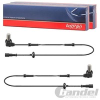 2X Topran ABS-SENSOREN Vorne Beidseitig Passend FÜR Audi 100 A6 Links+Rechts