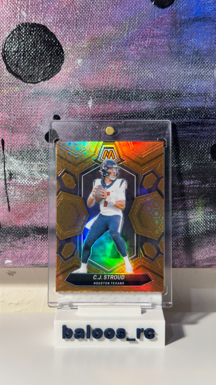 C.J. Stroud [Honeycomb Prizm] #85 | 2024 Panini Mosaic