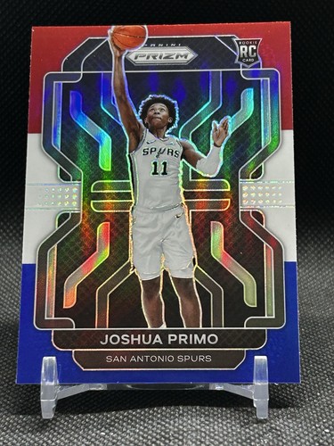 2021-22 Panini Prizm Joshua Primo RC #298 Red White Blue Prizm Spurs Rookie