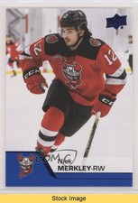 2020-21 Upper Deck AHL Blue Nick Merkley #73 READ 0l1o