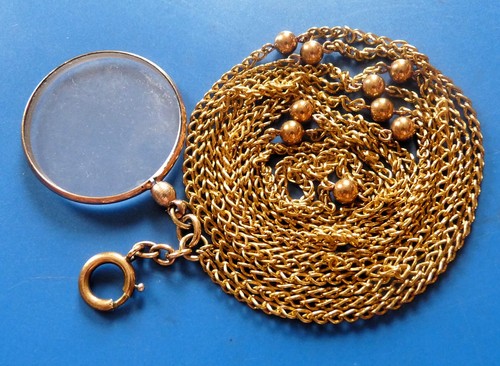 Chatelaine Ancienne Plaqué Or Napoléon XIX Antique OLD Gold plated Chain Watch - Imagen 5 de 6