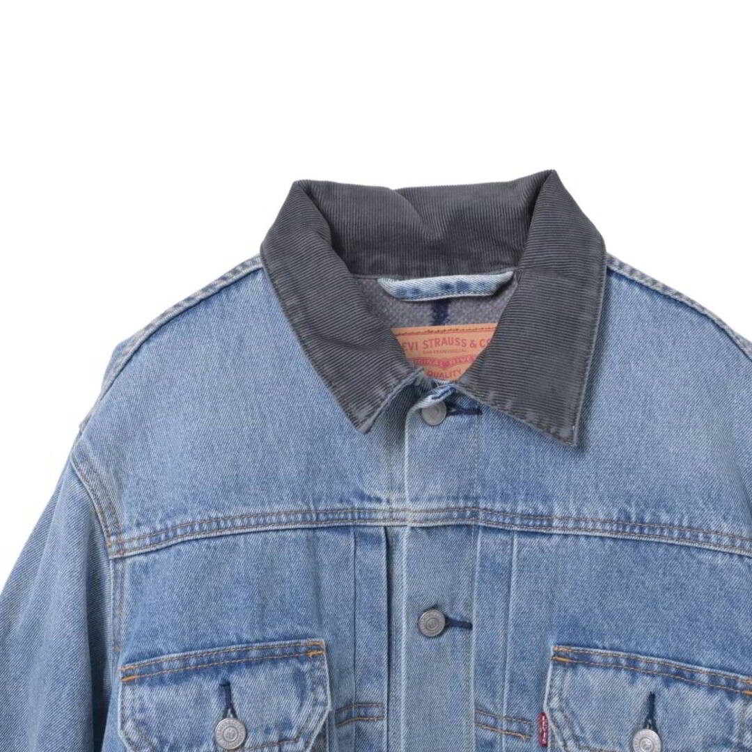 Levi's Stussy Type Embossed Trucker Jacket Used CYHE-0 thumbnail 3