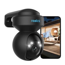 Reolink E1 Outdoor Noir 5MP PTZ Caméra Surveillance WiFi IA Vision Nocturne