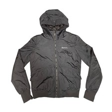 Bench Lightweight Hooded Jacket Women's Full Zip Black Athleisure NWT
