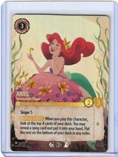 Disney Lorcana Curator's Collection Ariel Spectacular Singer 1/CC1 Promo