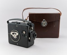 Kamera filmowa AGFA Movex 16mm 16-12B f 3,5 z 1928 roku w oryginalnej skórzanej torbie