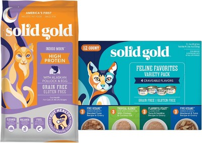 Solid Gold Indigo Moon - Dry Cat Food with Digestive Probiotics for Cats -... 