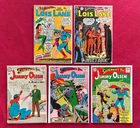 SUPERMAN - LOIS LANE & JIMMY OLSEN - DC COMICS SILVER AGE LOT OF 10 - G- to F+