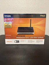 D-Link DPR-1260 Multifunction Rangebooster G USB Print Server New/Sealed 