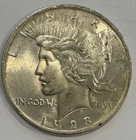 🕊️ 1923‑P Peace Silver Dollar – 90% Silver – AU Satin Finish