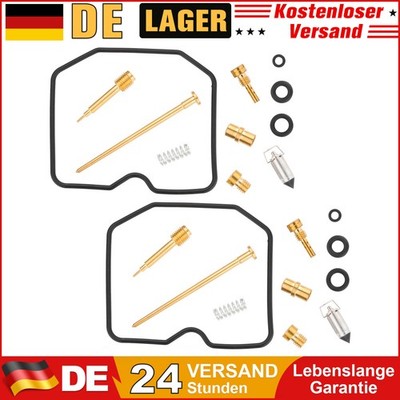 2x Vergaser Reparatursatz Geeignet für Kawasaki GPZ 500 S EX500 2003 Dichtsatz