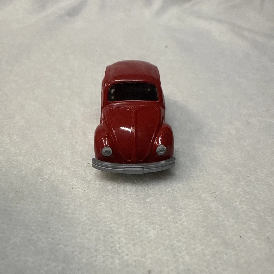 Vintage Wiking Germany VW Volkswagen Beetle Red HO Scale (2) - image 3 of 4