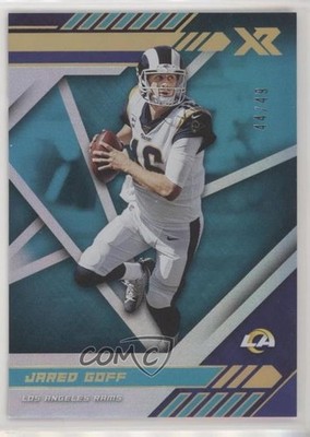 2020 Panini XR Teal 44/49 Jared Goff #24 n1u