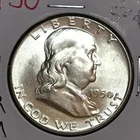 U.S. Franklin Half Near Gem Full Bell Lines 1950