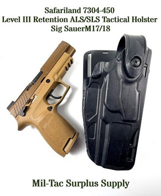 Safariland 7304-450 Level III ALS/SLS Tactical Holster Sig Sauer
