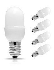Night Light Bulbs, 4PACK 1.5W E12 Led Bulbs, Warm White 3000K