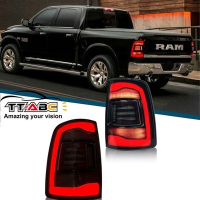 Paar Smoked LED Rücklichter für 2009-2018 Dodge Ram 1500 2500 3500 Sequentielle