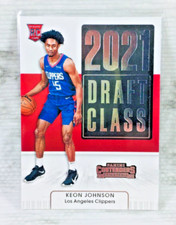 2021-22 PANINI CONTENDERS #21 KEON JOHNSON RC ROOKIE CARD (2021 DRAFT CLASS)