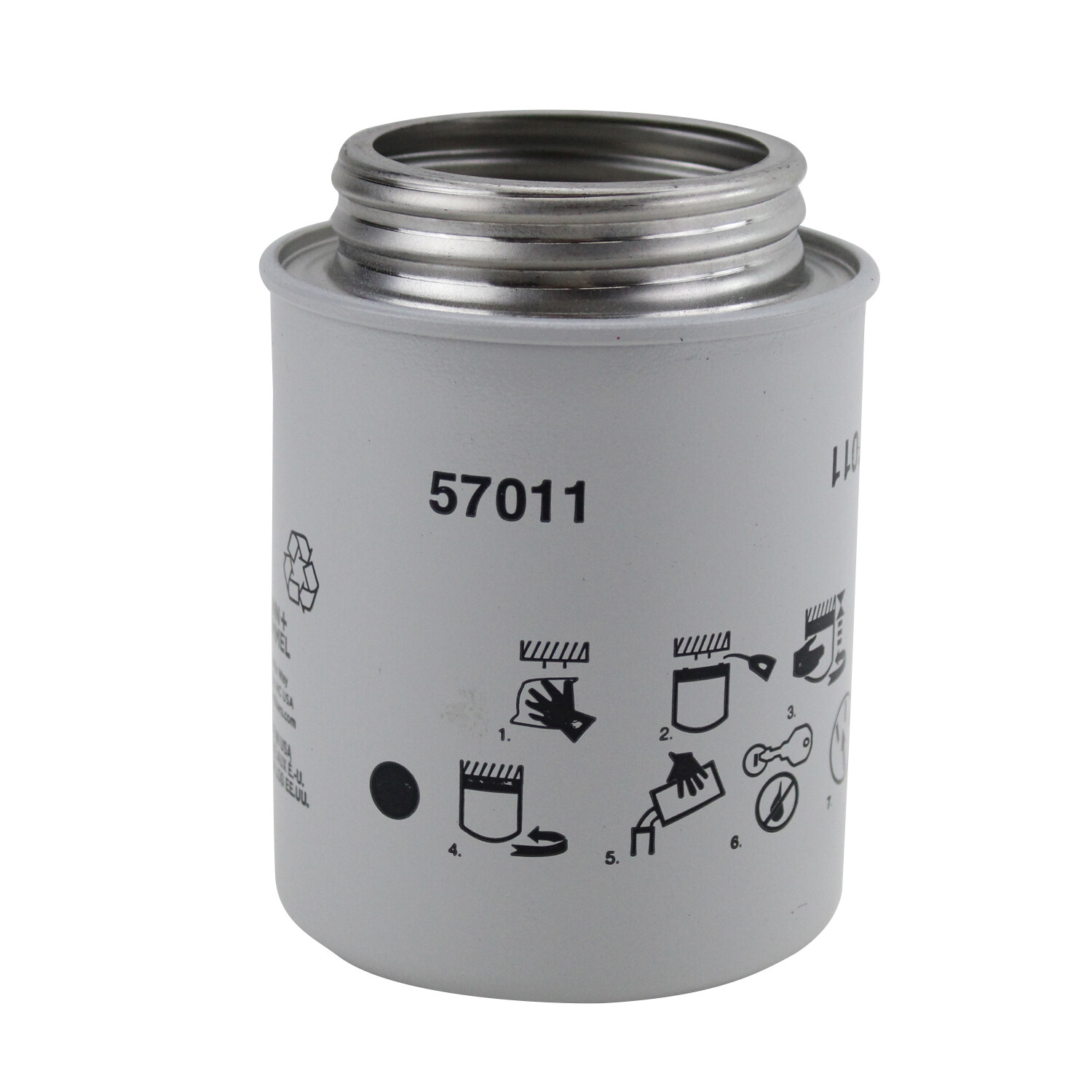 Wix Engine Oil Filter Heavy Duty Spin-On Male Rolled Thread 57011