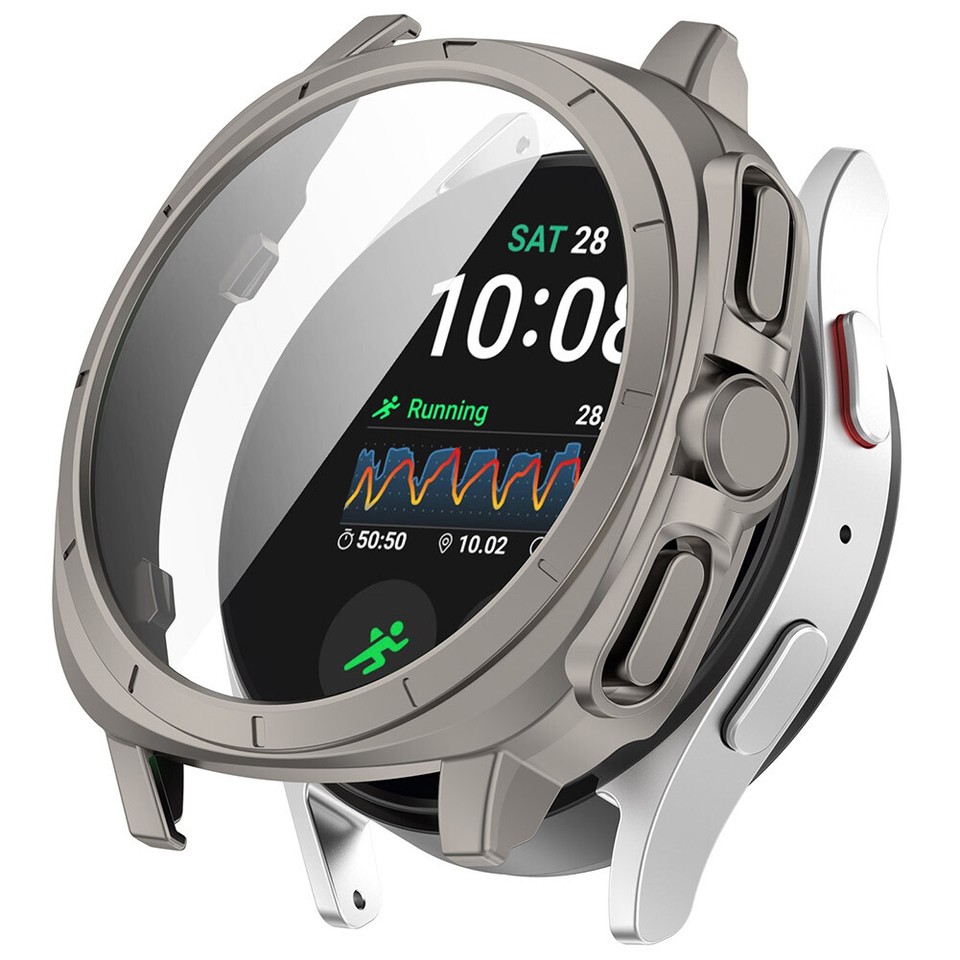 For Samsung Galaxy Watch 7 40mm/44mm Cover+Screen Protector Shockproof