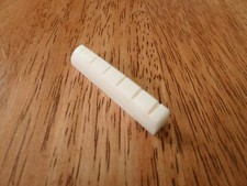 GUITAR NUT BONE SLOTTED 43MM FOR ACOUSTIC GIBSON MARTIN EPIPHONE OR SIMILAR