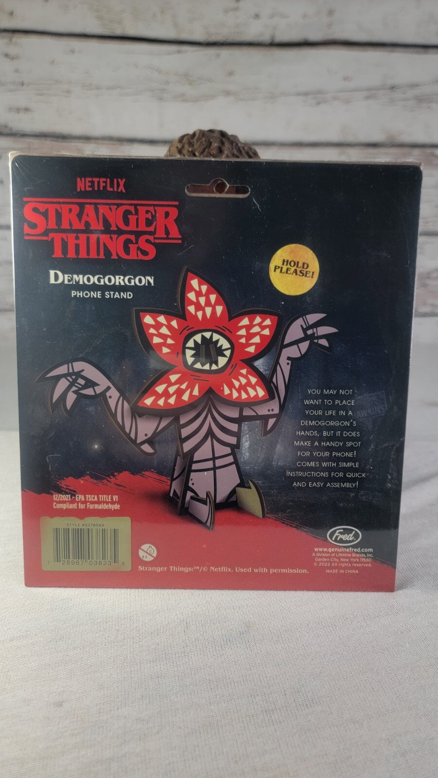 Brand New Genuine Fred Stranger Things, Demogorgon Phone Stand ...