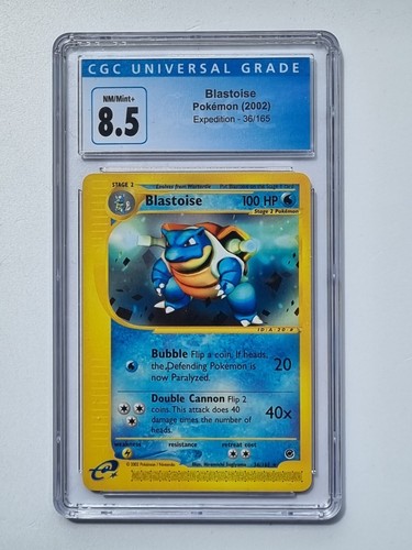 Blastoise graded CGC 8.5 for sale on eBay