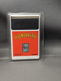 Legendary Axe (TurboGrafx-16, 1989) CIB Complete With Box