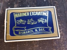 Cartes à jouer Mariner Excavating Bismarck North Dakota Gemaco bridge pinochle