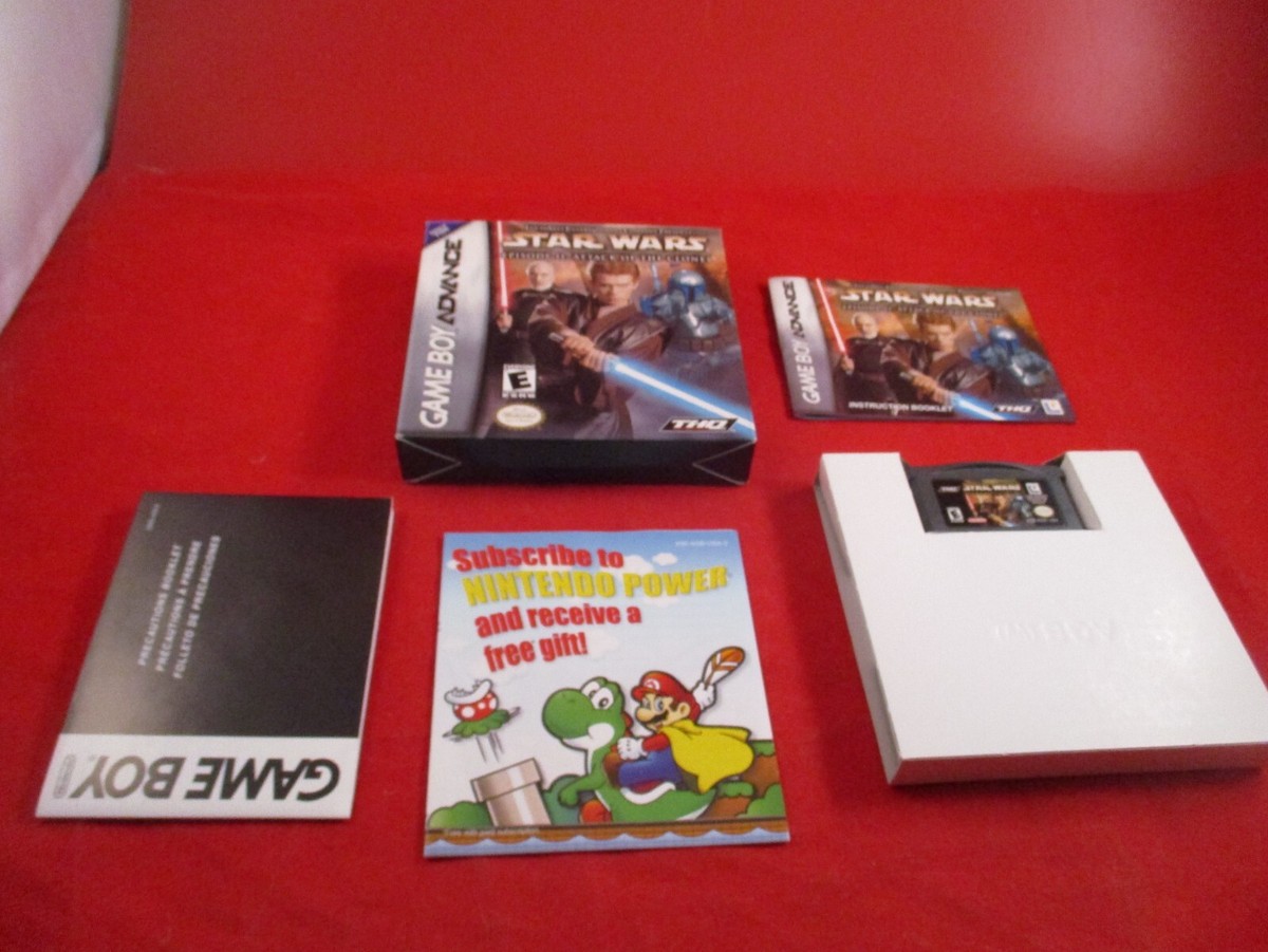 Star Wars Episode II Attack of The Clones Nintendo Game Boy Advance  COMPLETE Box