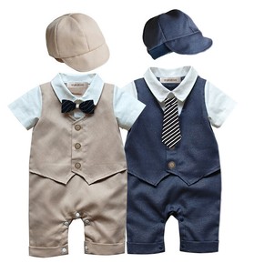 baby boy tuxedo romper