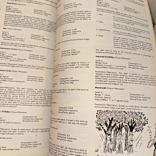 Advanced D&D Players Handbook 6th Printing TSR Gary Gygax 1978 Dungeons Dragons - Picture 19 of 20