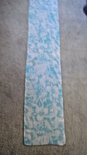 VINTAGE SCARF LONG 13" X 68" LIGHT WEIGHT SEMI SHEER FLORAL PRINTBEAUTIFUL COND
